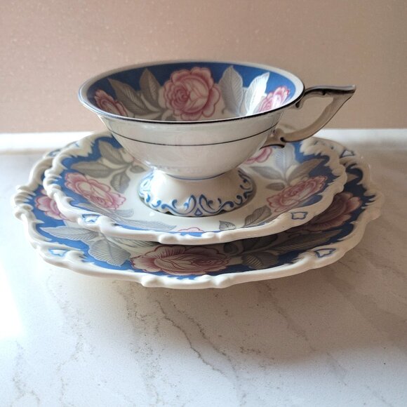 Seltmann Weiden Cup Saucer Plate Set 1924-1946 Mark - Picture 14 of 15